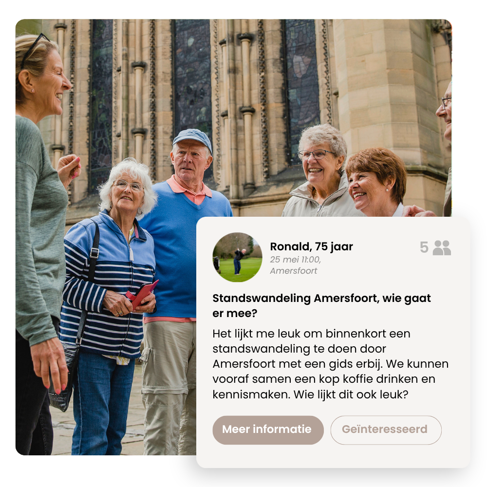 nieuwe mensen leren kennen 60 plus